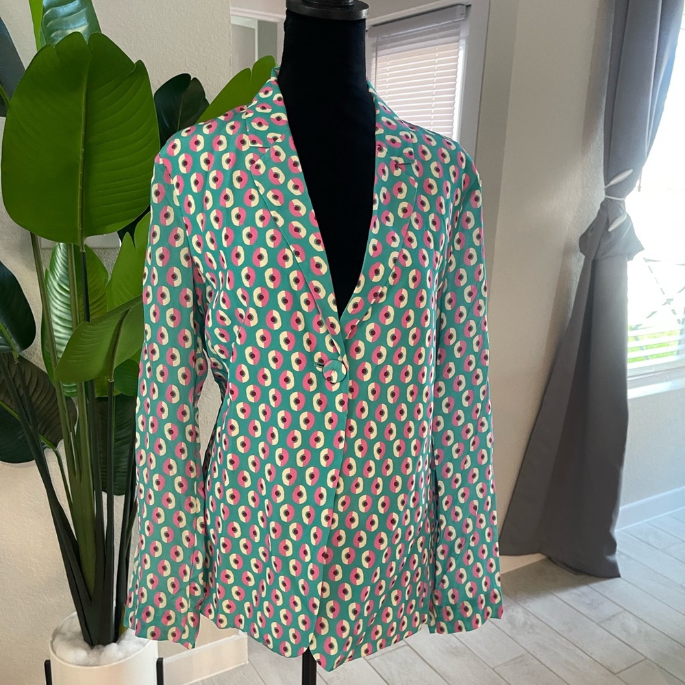 Maliparmi giardinaggio one button blazer 44